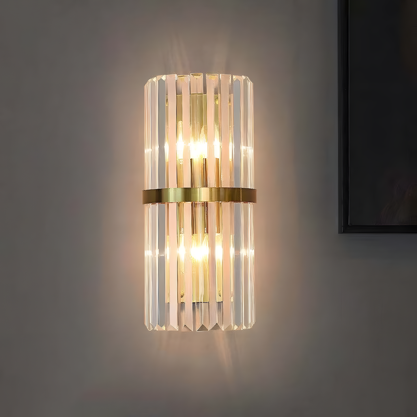 Luxurious Modern Crystal Living Room Wall Light