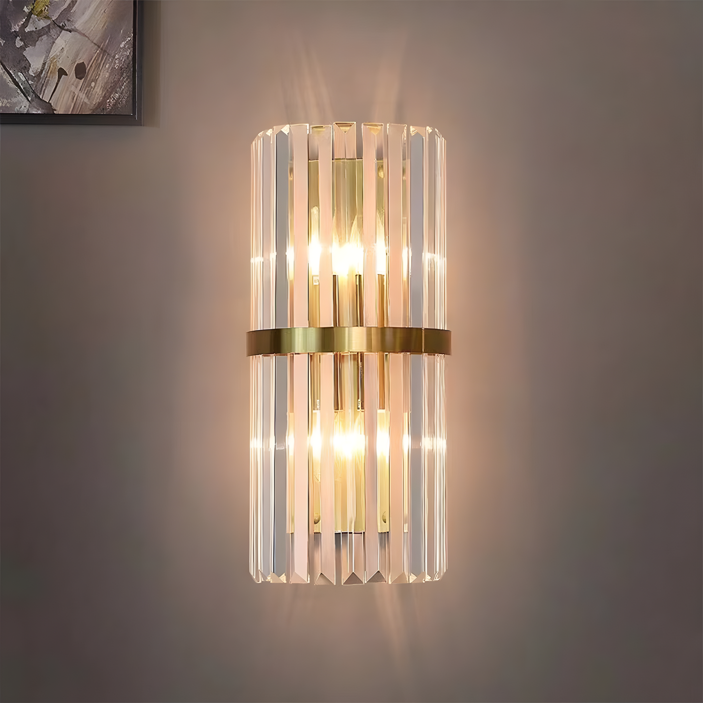 Luxurious Modern Crystal Living Room Wall Light