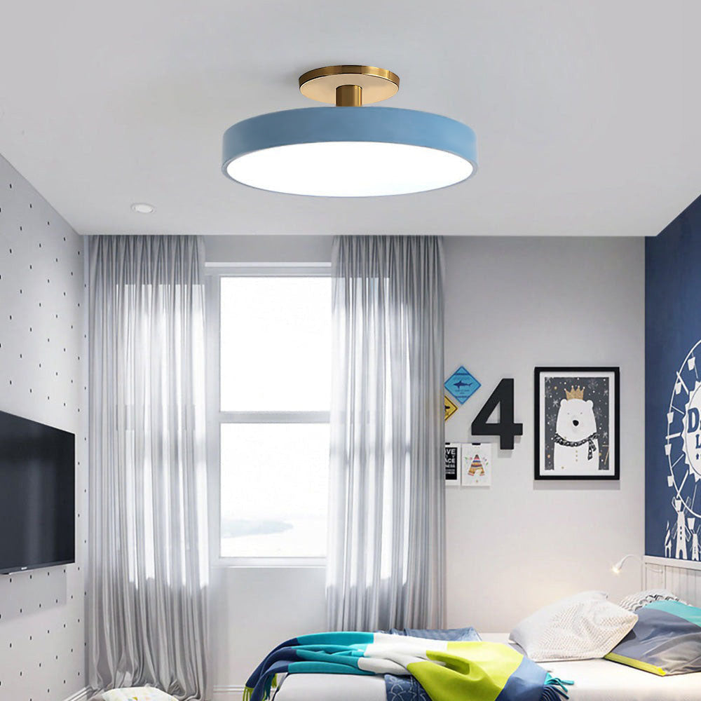 Minimalist Round Flush Mount LED Ceiling Light