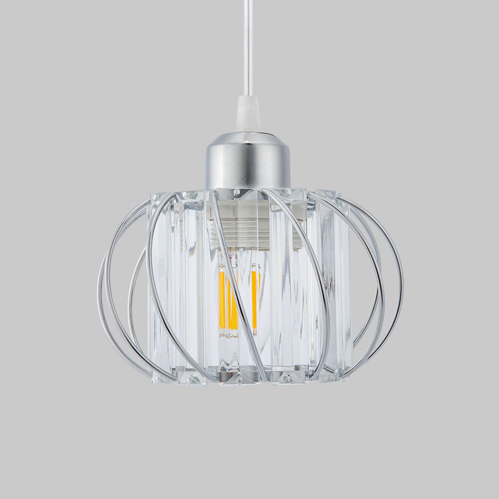 Nordic Simple Globular Glass Hallway Pendant Light
