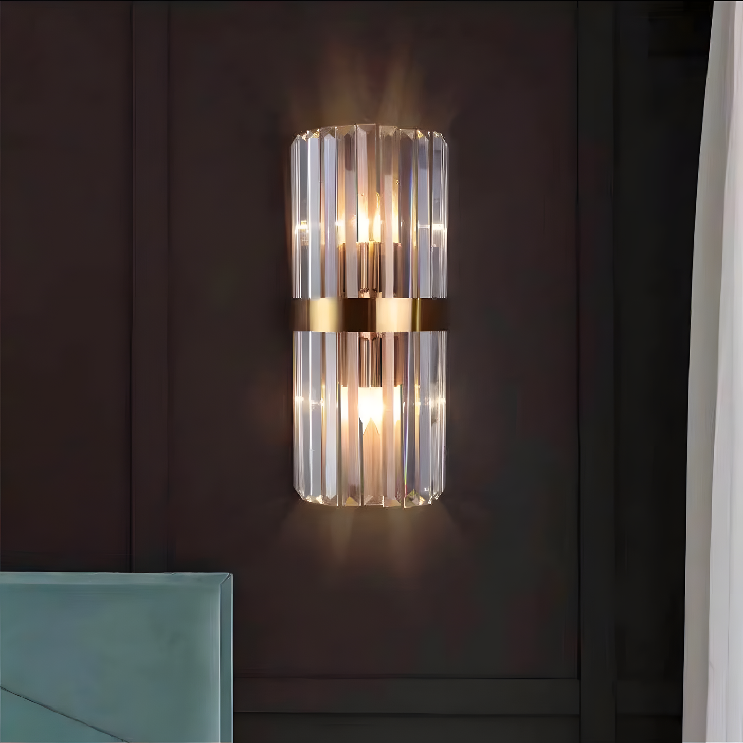 Luxurious Modern Crystal Living Room Wall Light
