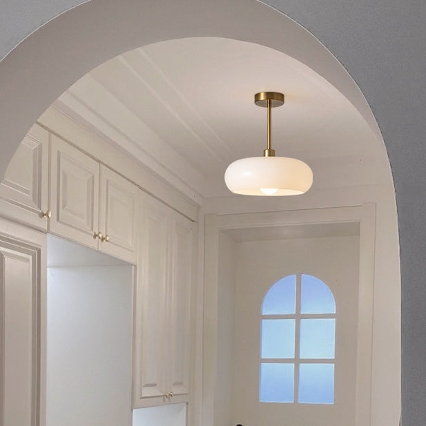 Round Vintage Glass Ceiling Lights
