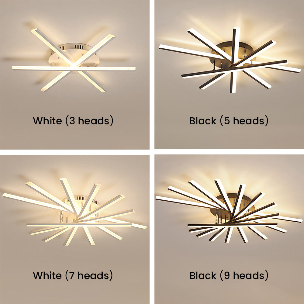 Metal Nordic Minimalist Creativity LED Ceiling Light