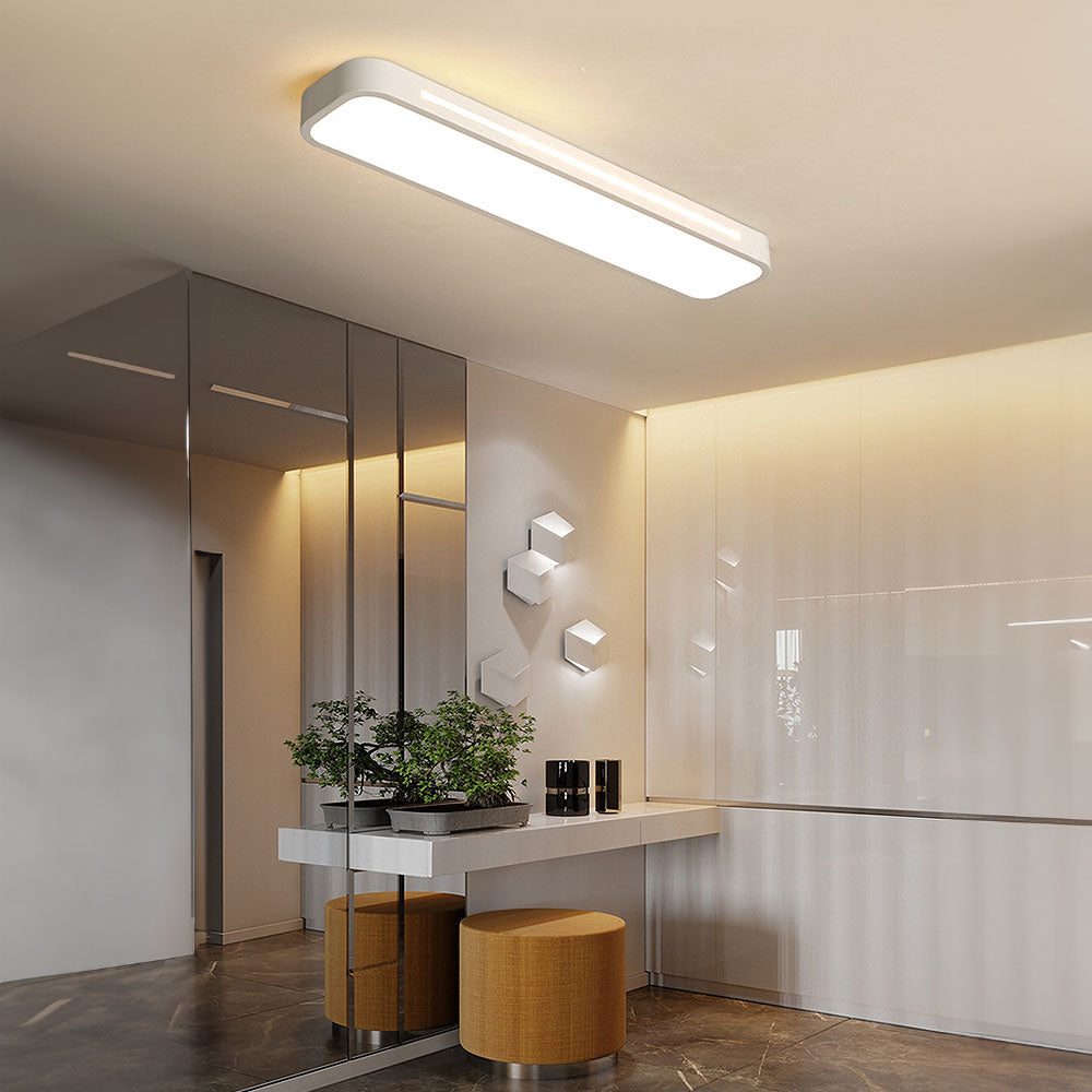 Modern Nordic Minimalist Long LED Ceiling Light