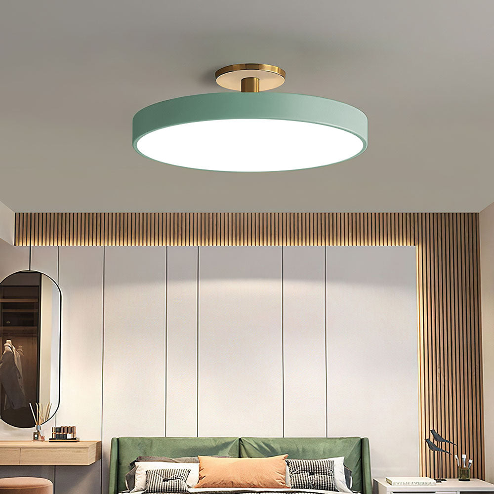 Minimalist Round Flush Mount LED Ceiling Light
