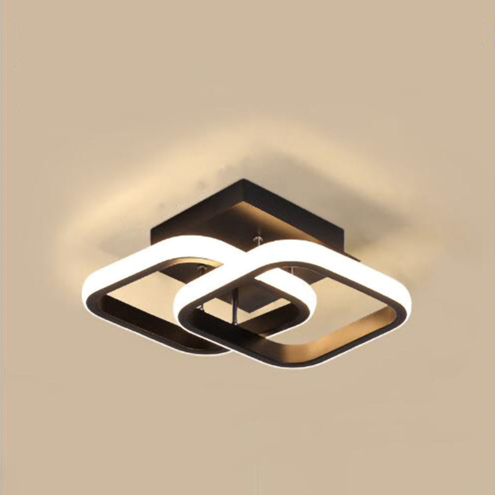 Modern White Metal LED Ceiling Light