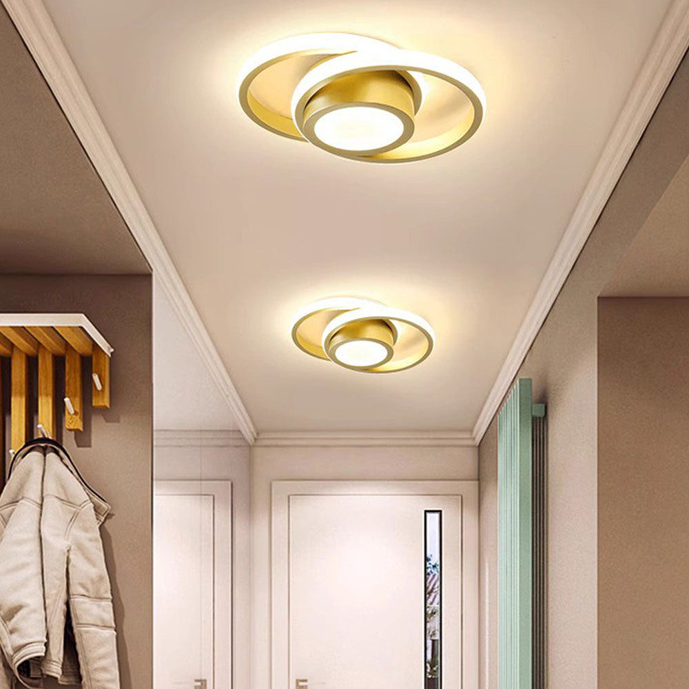 Minimalist Double Ring LED Ceiling Lamp