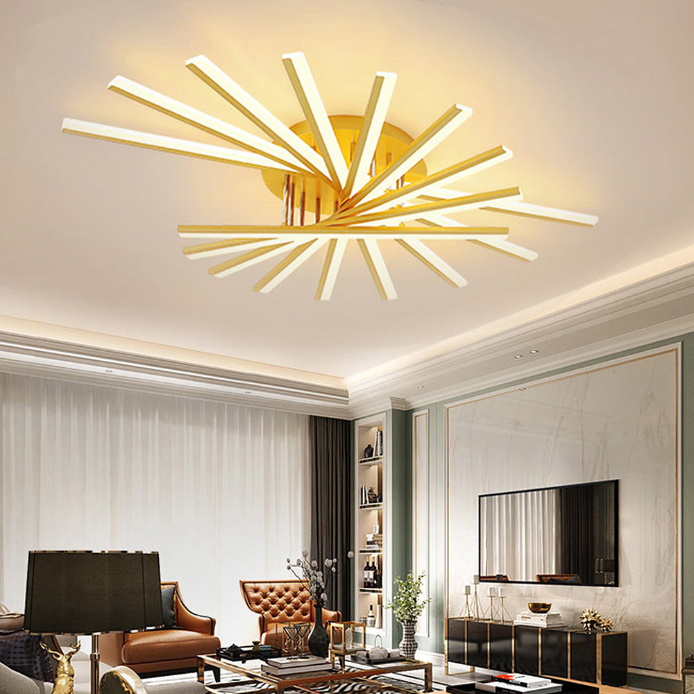 Metal Nordic Minimalist Creativity LED Ceiling Light