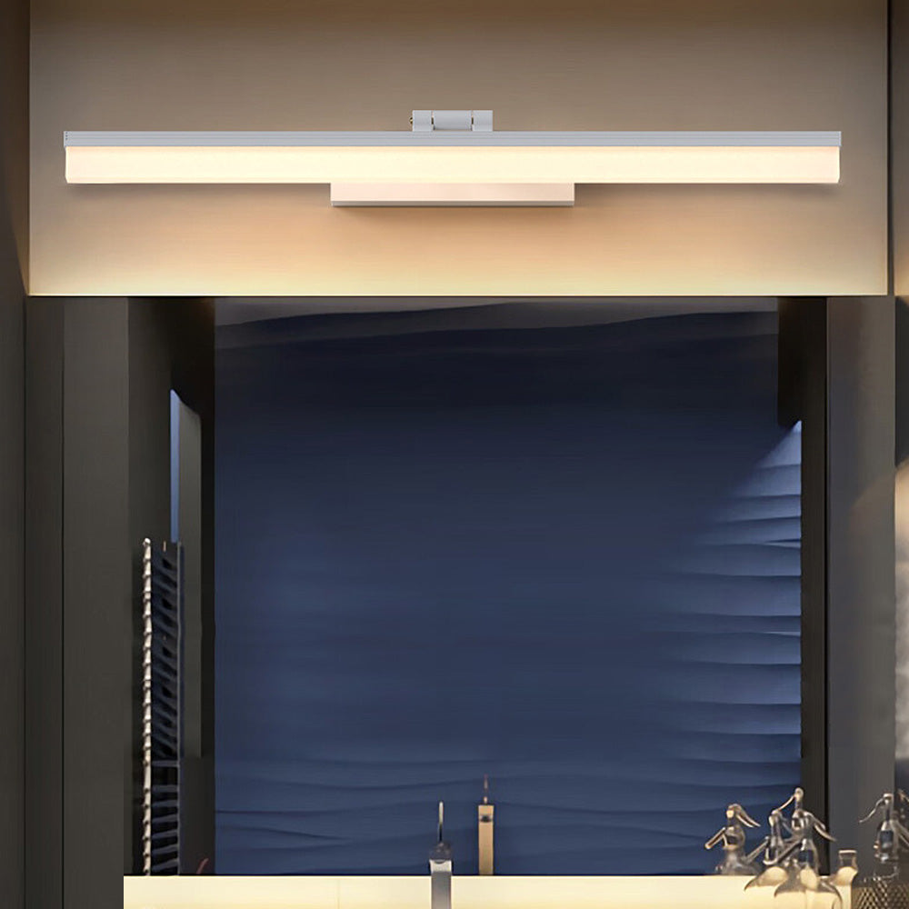Black Contemporary LED Mirror Bathroom Wall Light