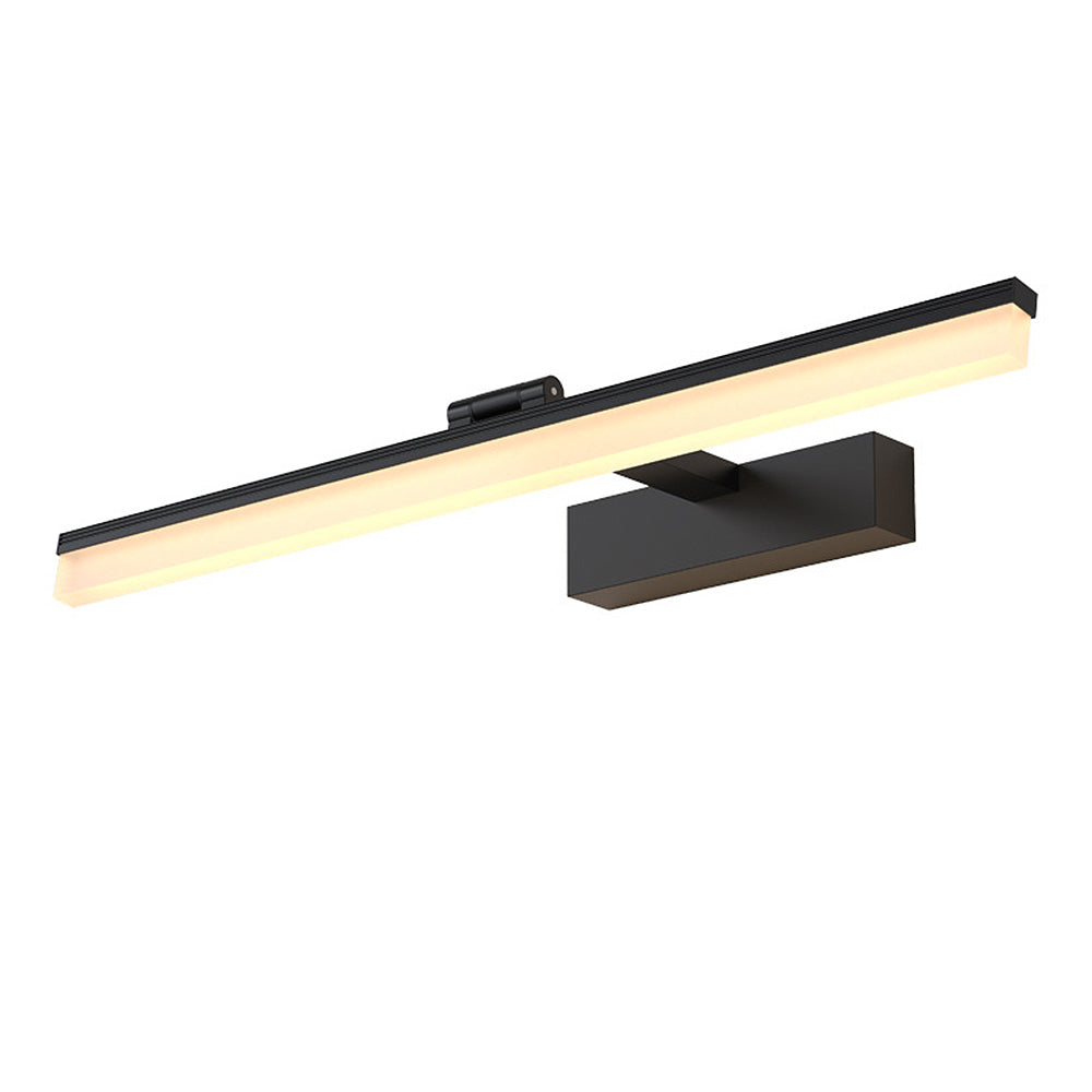 Black Contemporary LED Mirror Bathroom Wall Light