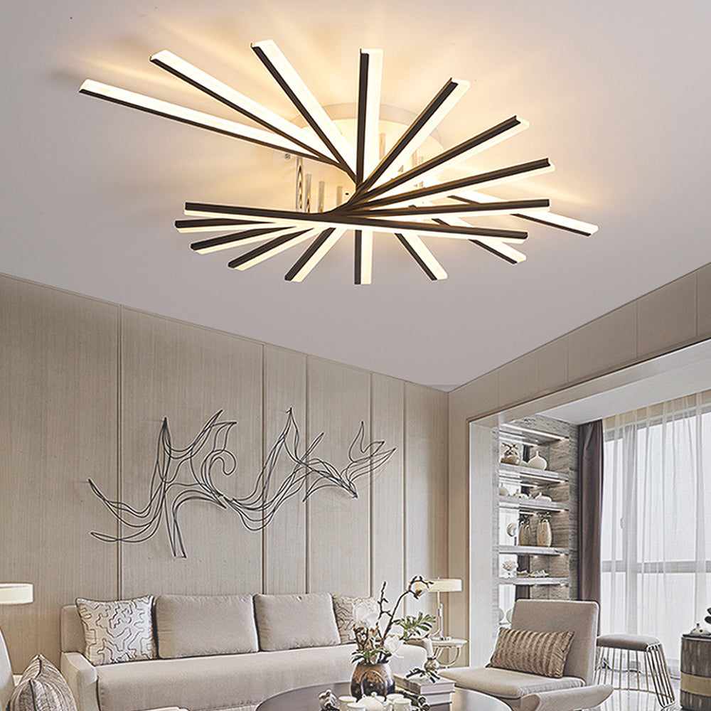 Metal Nordic Minimalist Creativity LED Ceiling Light