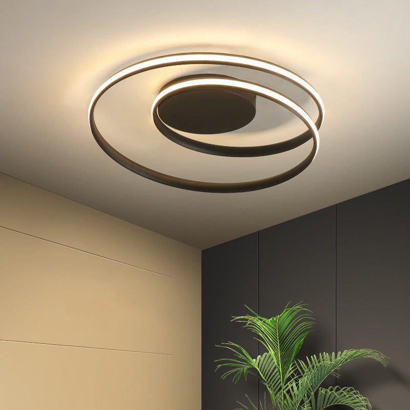 Metal Minimalist Living Room Ceiling Lamp