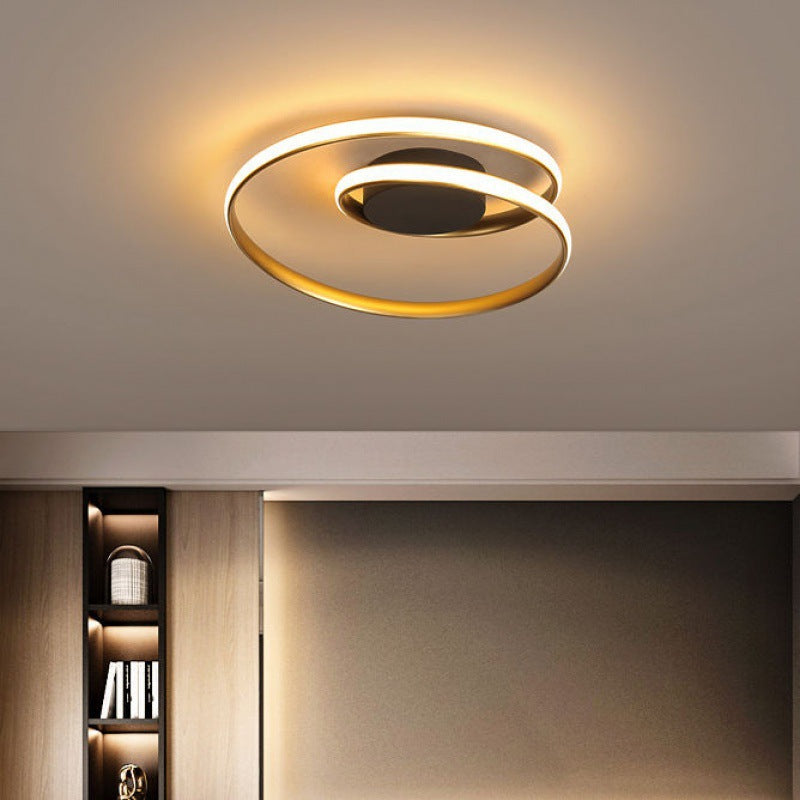 Metal Minimalist Living Room Ceiling Lamp