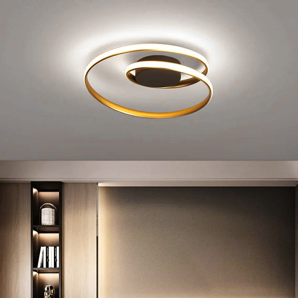 Metal Minimalist Living Room Ceiling Lamp