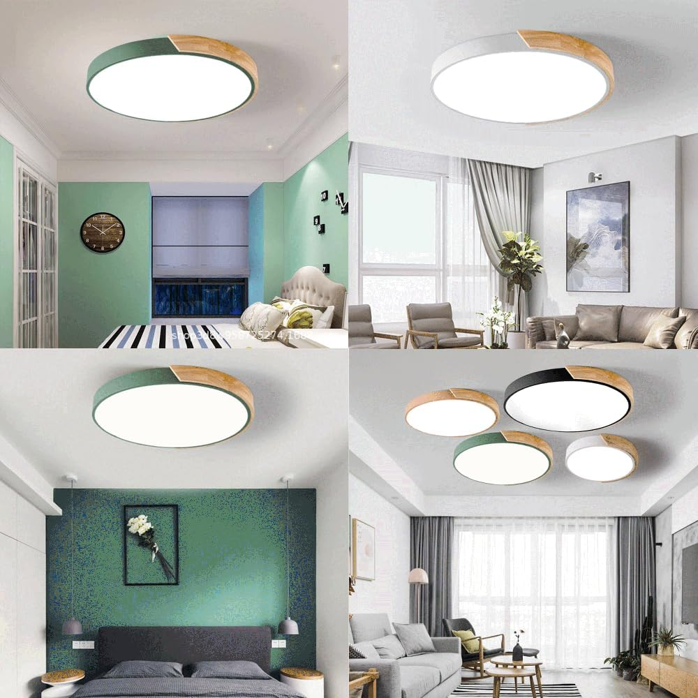 Colorful Minimalist LED Round Ceiling Light