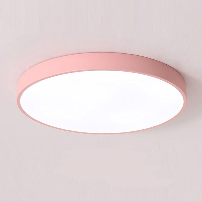 Circular Modern LED Flush Mount Ceiling Light