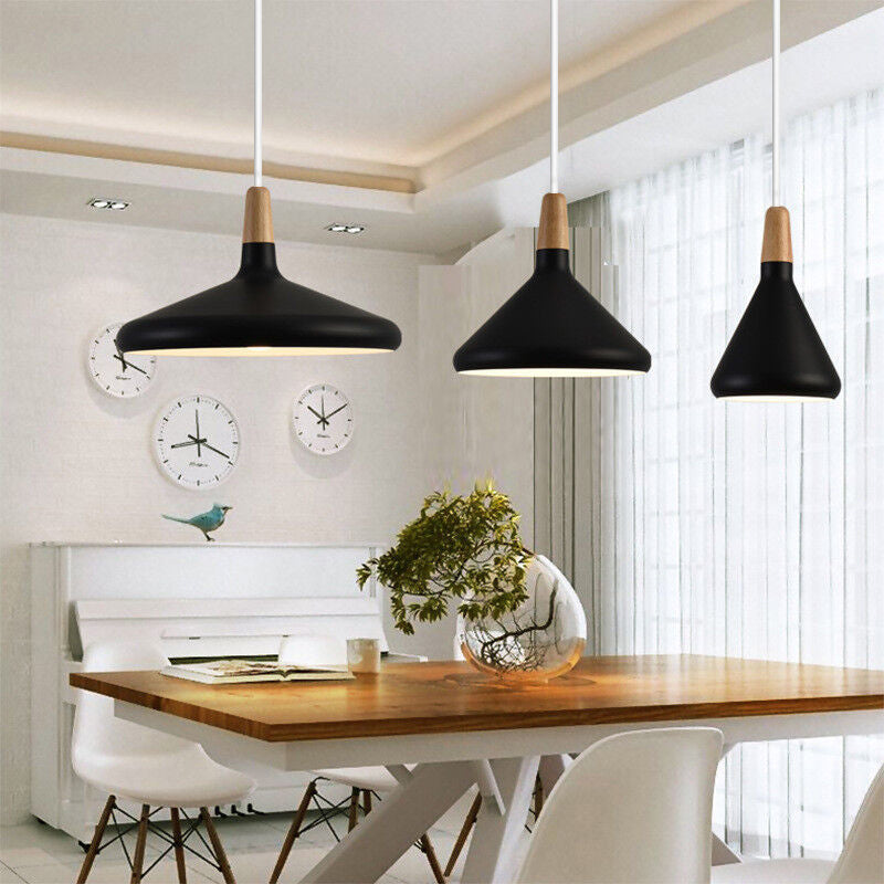 Nordic Macaron Wooden Creative Pendant Lamp