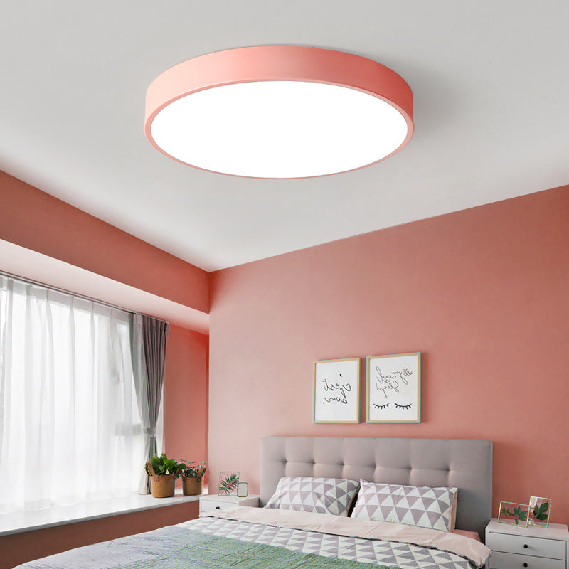 Circular Modern LED Flush Mount Ceiling Light