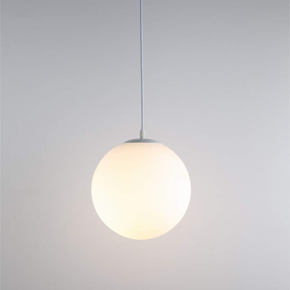Simple Glass 1 Head Restaurant Pendant Light