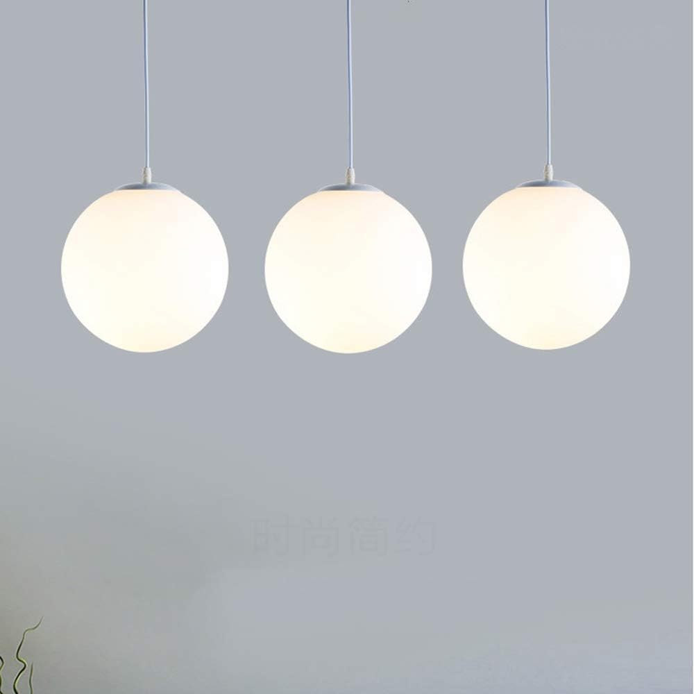 Simple Glass 1 Head Restaurant Pendant Light