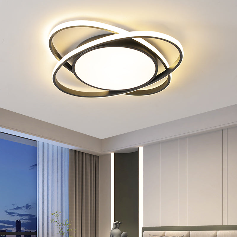 Flush Mount Stylish Bedroom Ceiling Lamp