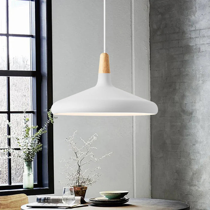 Nordic Macaron Wooden Creative Pendant Lamp