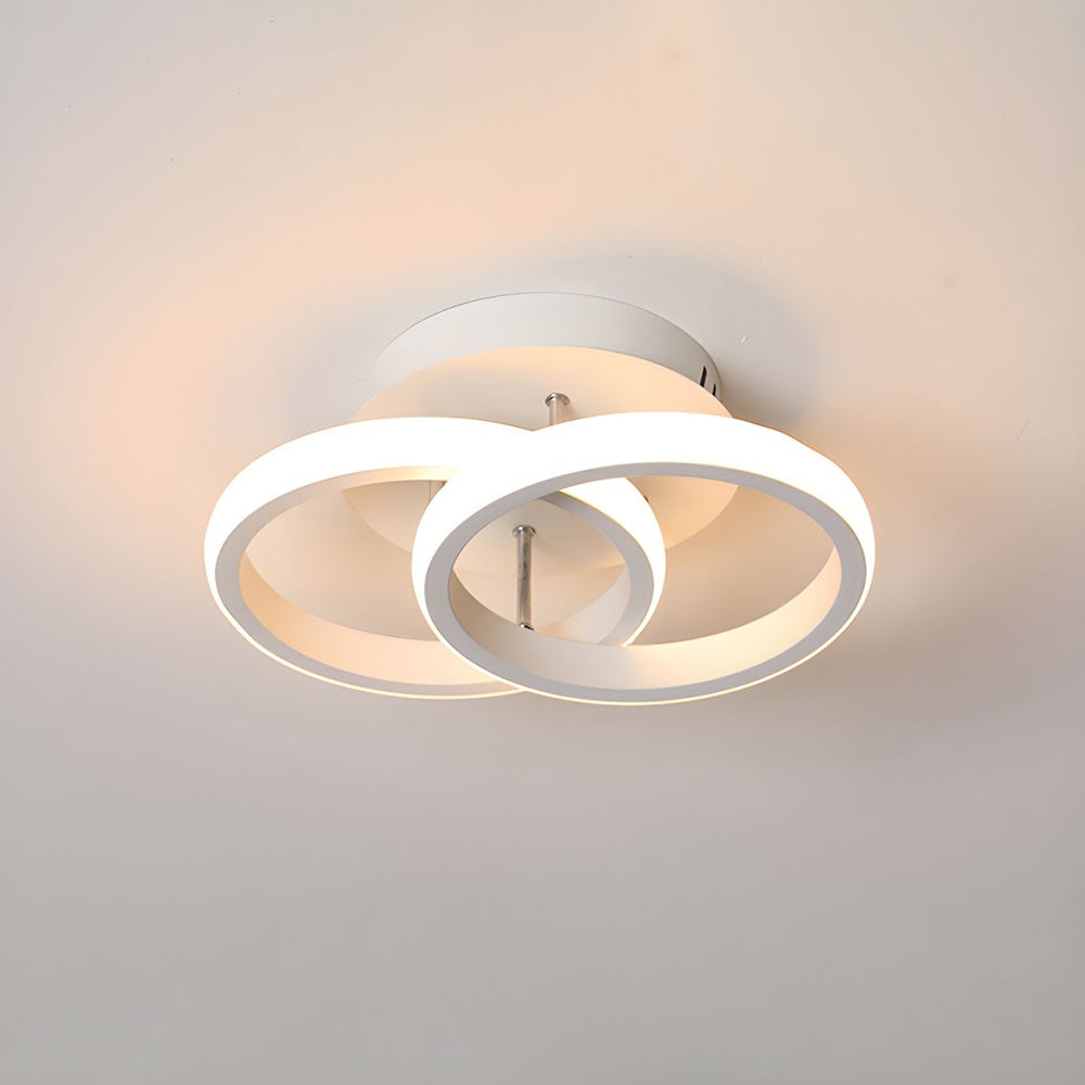 Modern White Metal LED Ceiling Light