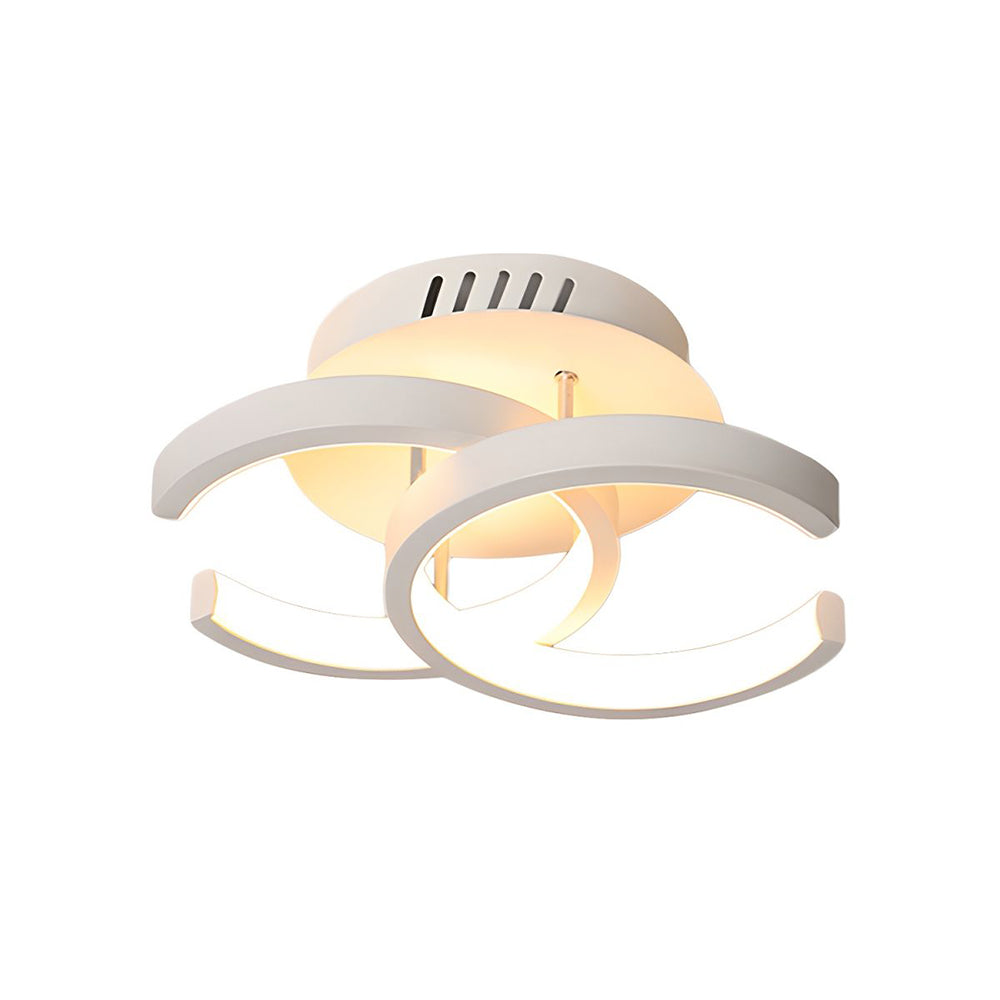 Modern White Metal LED Ceiling Light