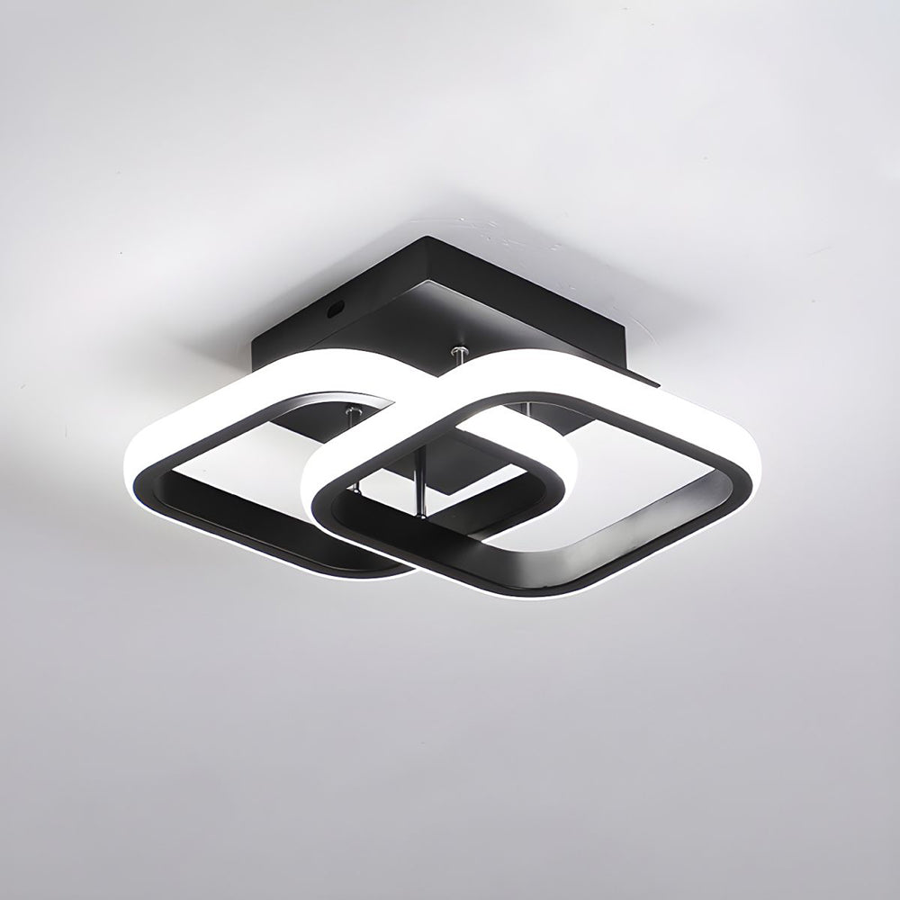 Modern White Metal LED Ceiling Light