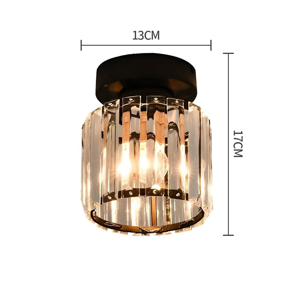 Modern 1-Light Hallway Flush Mount Ceiling Light