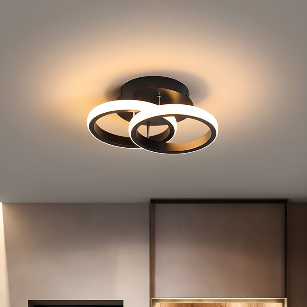 Modern White Metal LED Ceiling Light