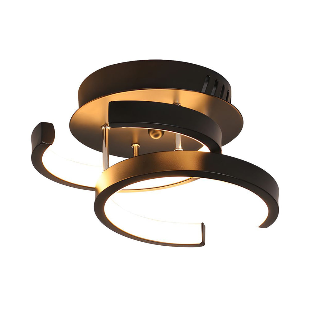 Modern White Metal LED Ceiling Light