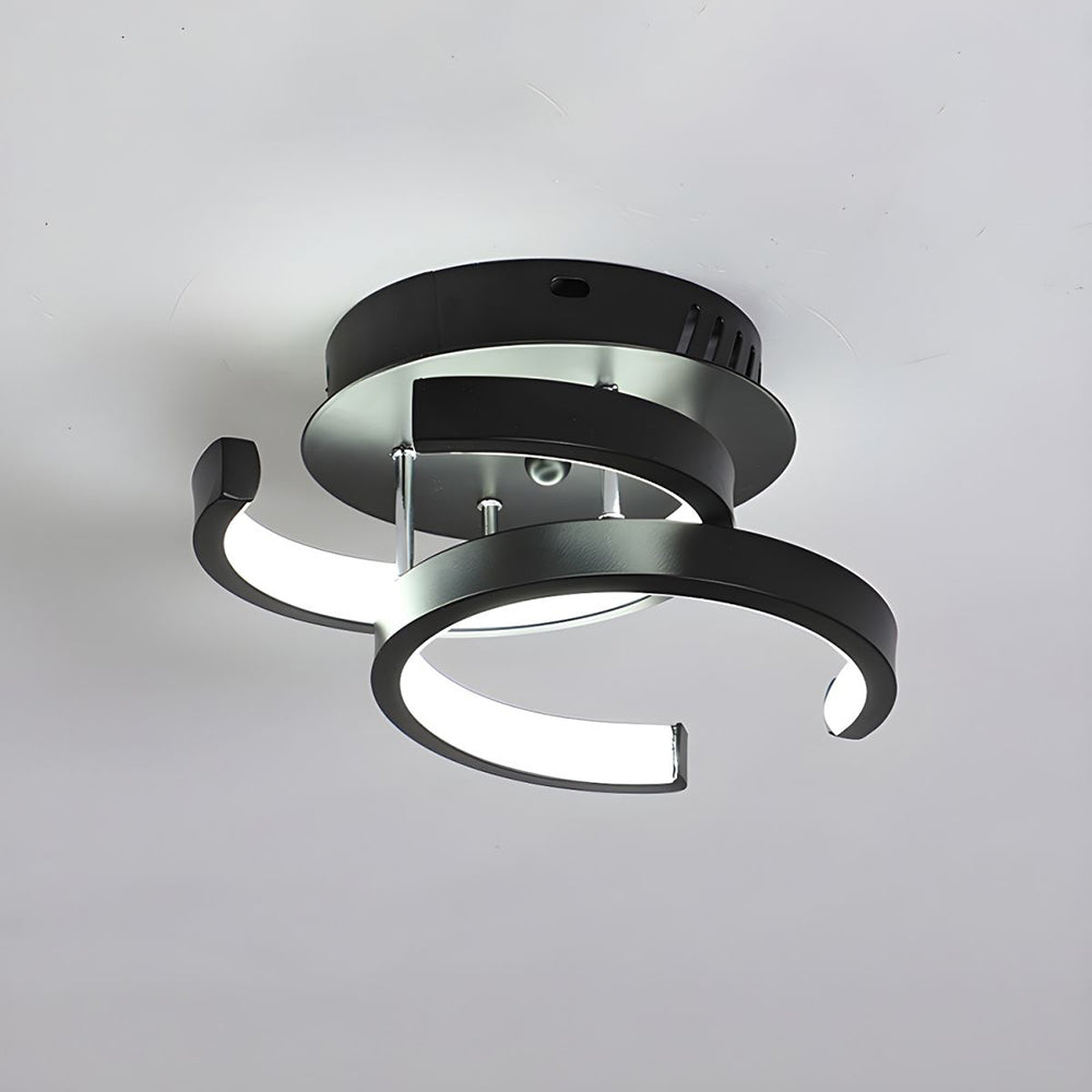 Modern White Metal LED Ceiling Light