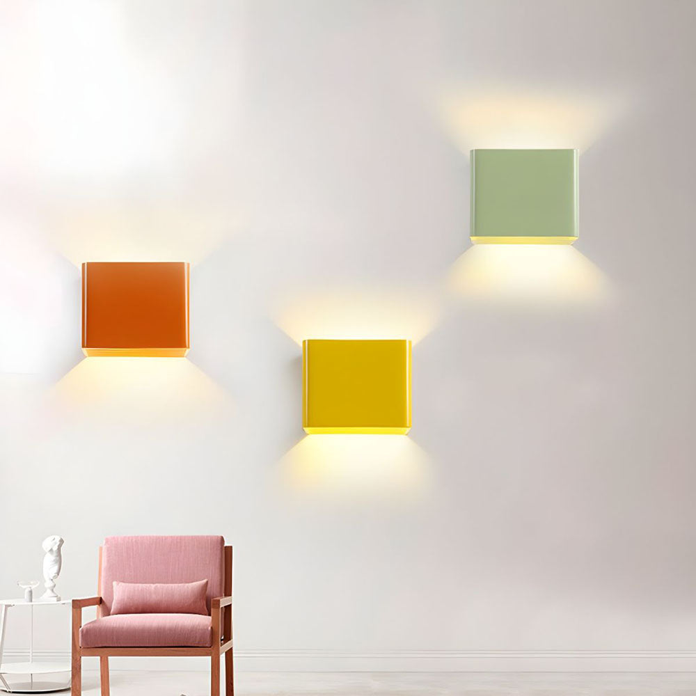 Shade Cube Sconce Light