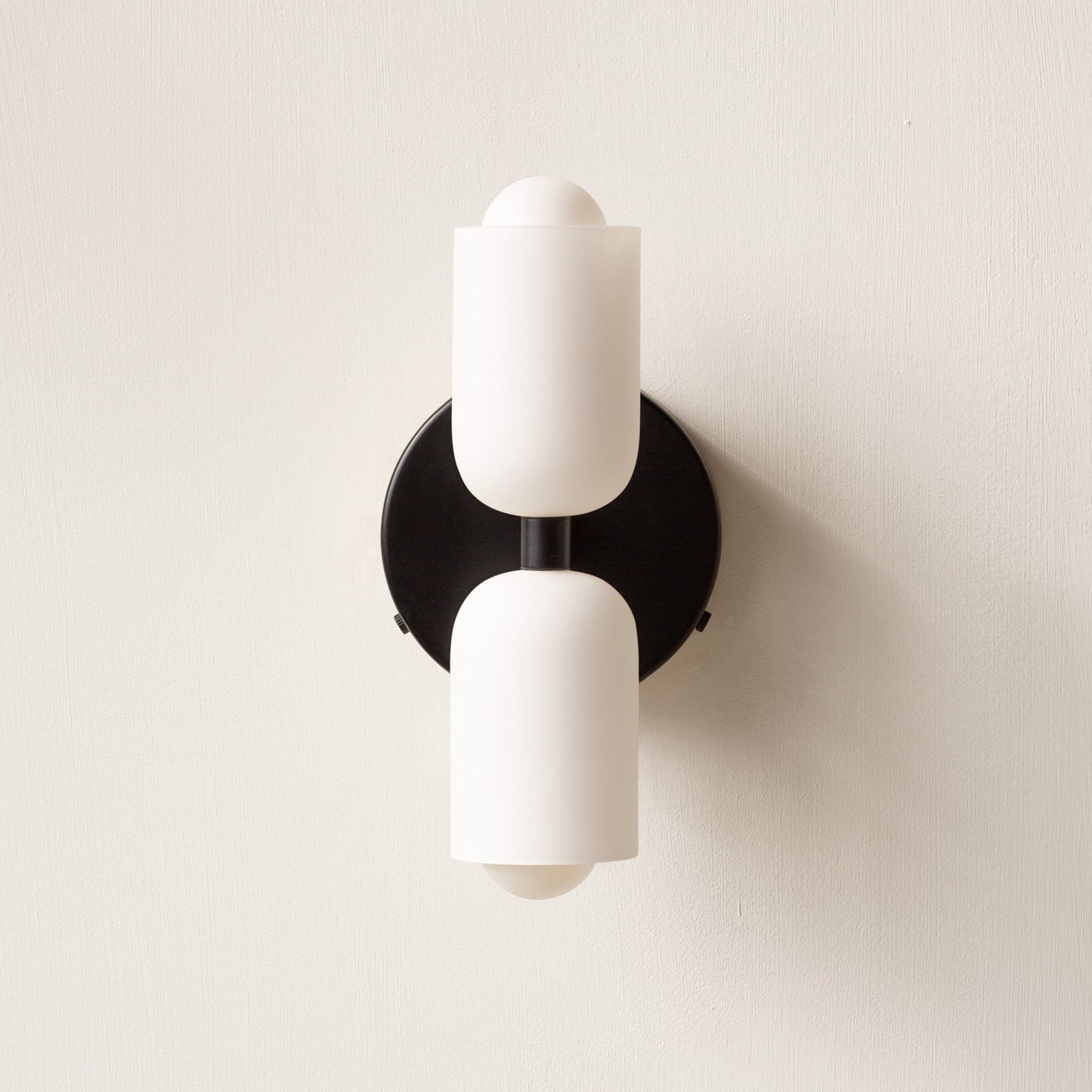 Modern Cream Double Head Wall Sconce