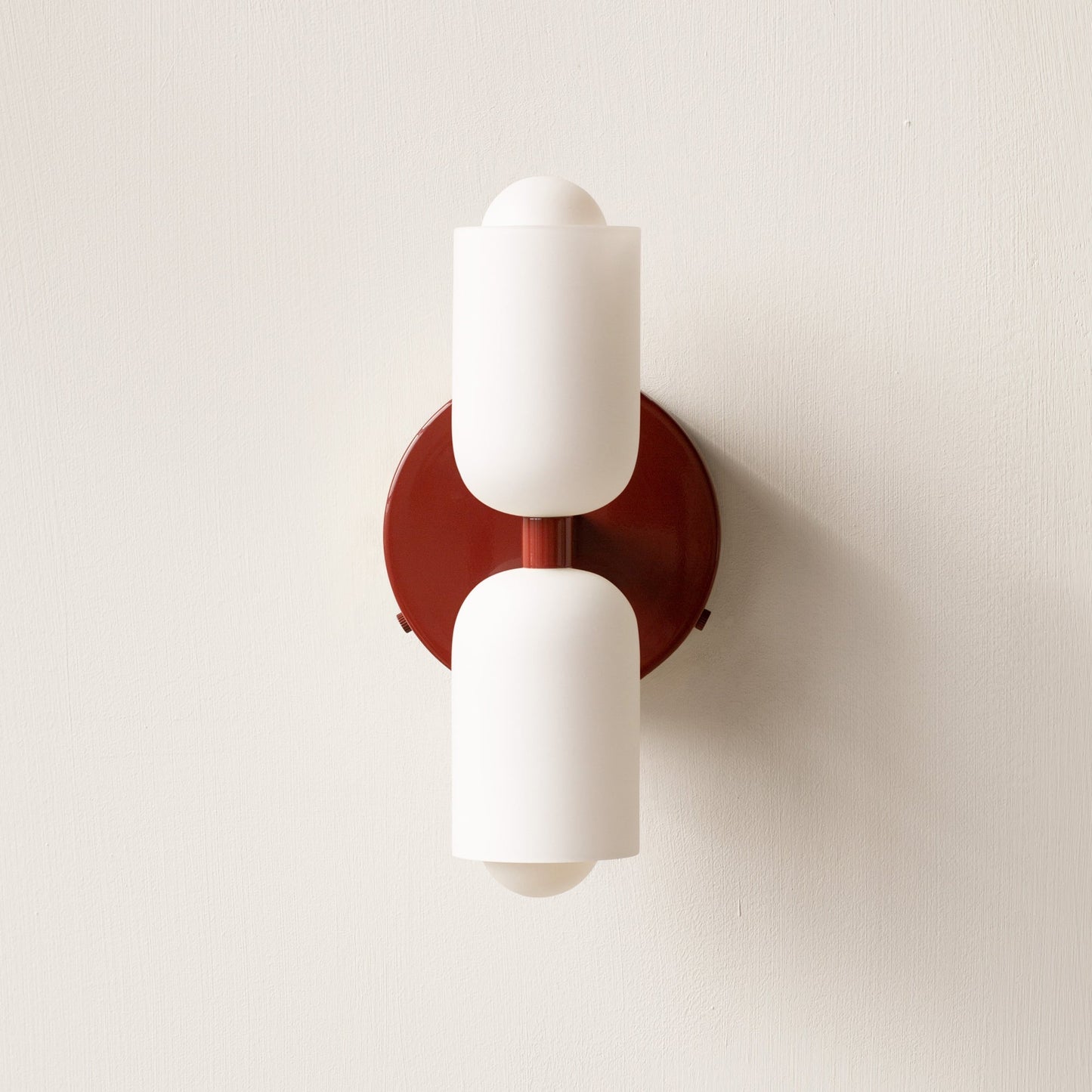 Modern Cream Double Head Wall Sconce