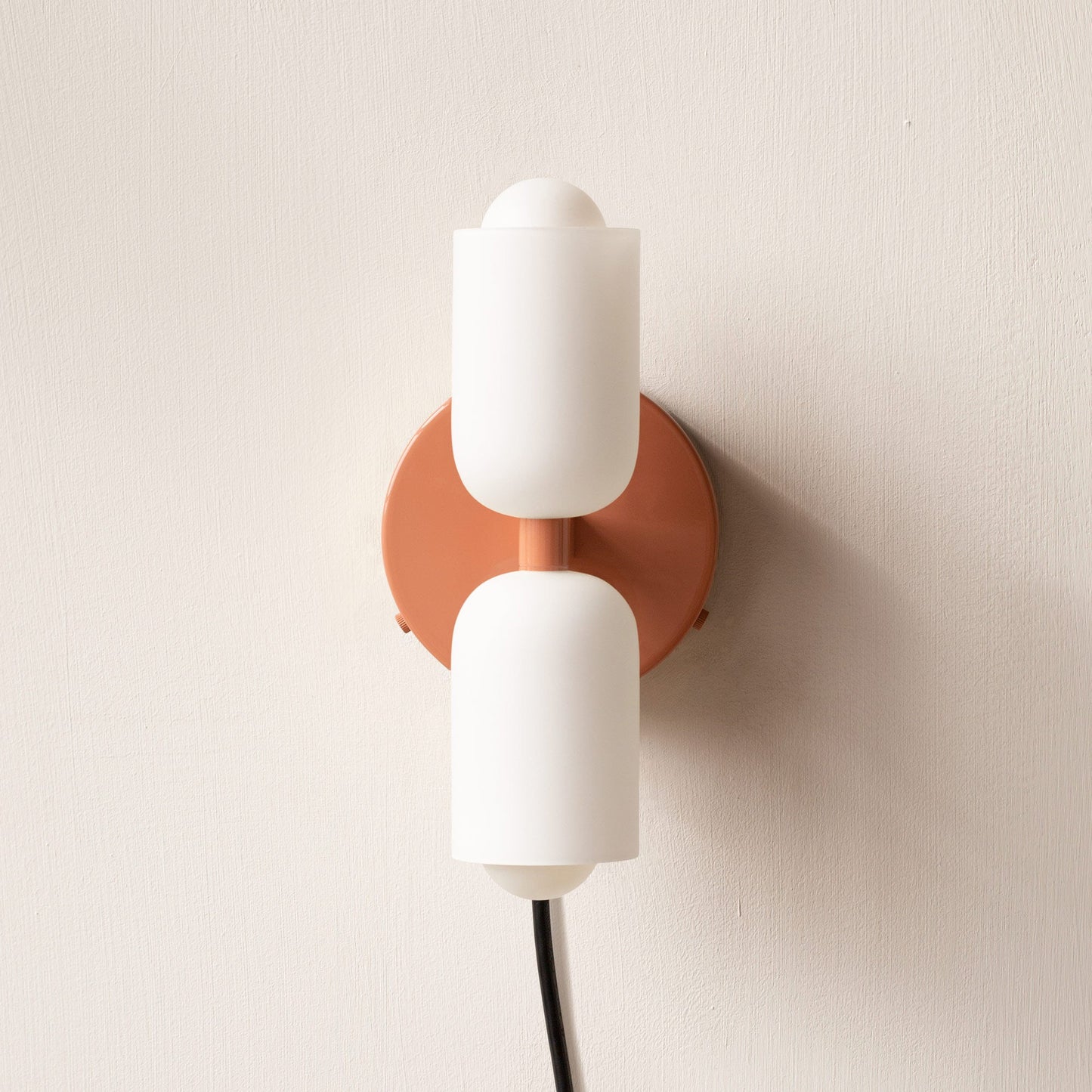 Modern Cream Double Head Wall Sconce