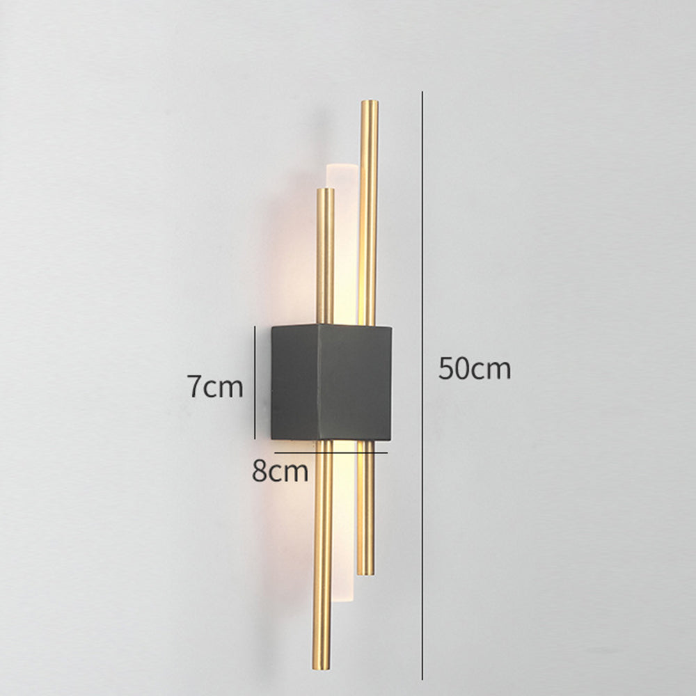 Modern Black And Gold Wall Sconce Lighting