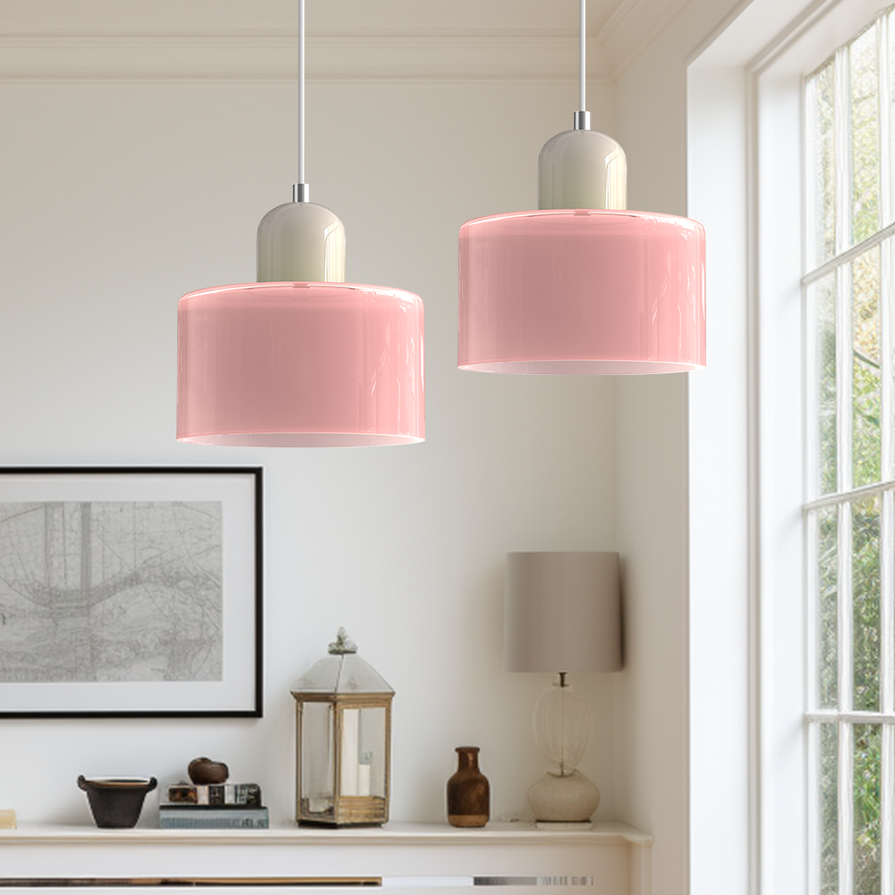 Bauhaus Small Glass Art Pendant Light