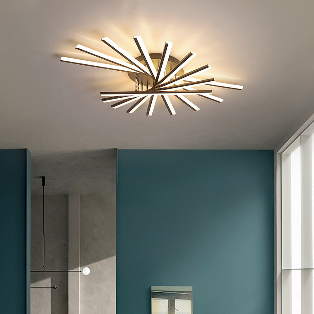 Metal Nordic Minimalist Creativity LED Ceiling Light