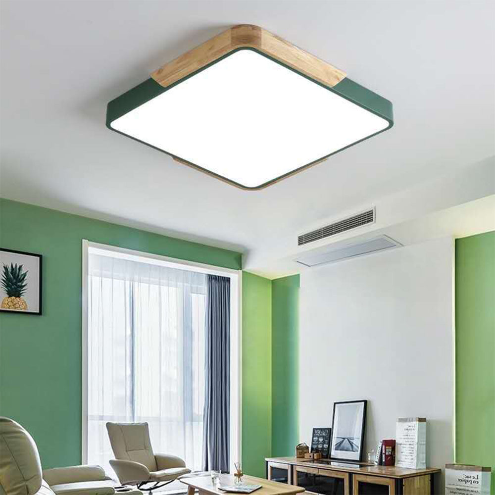Colorful Square Minimalist Ceiling Light