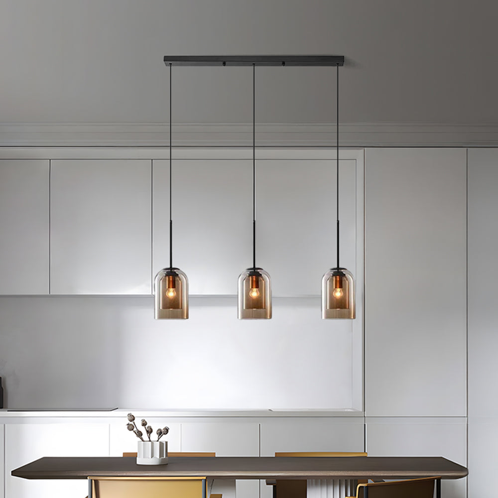 Double Layer Minimalist Small Pendant Light For Dining Room