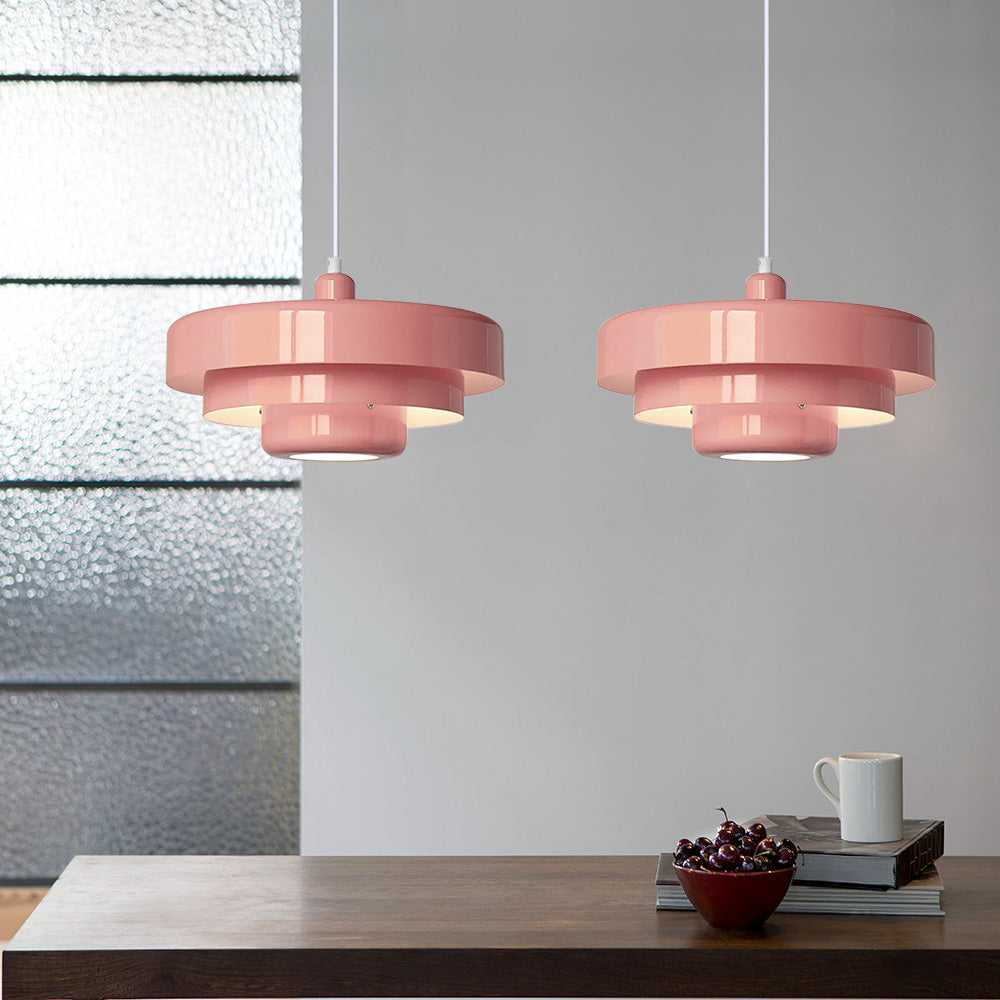 Mid Century Bauhaus Iron Pendant Lamp