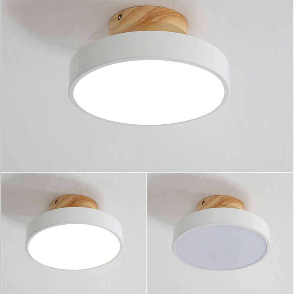 Modern Colorful Semi Flush LED Ceiling Light