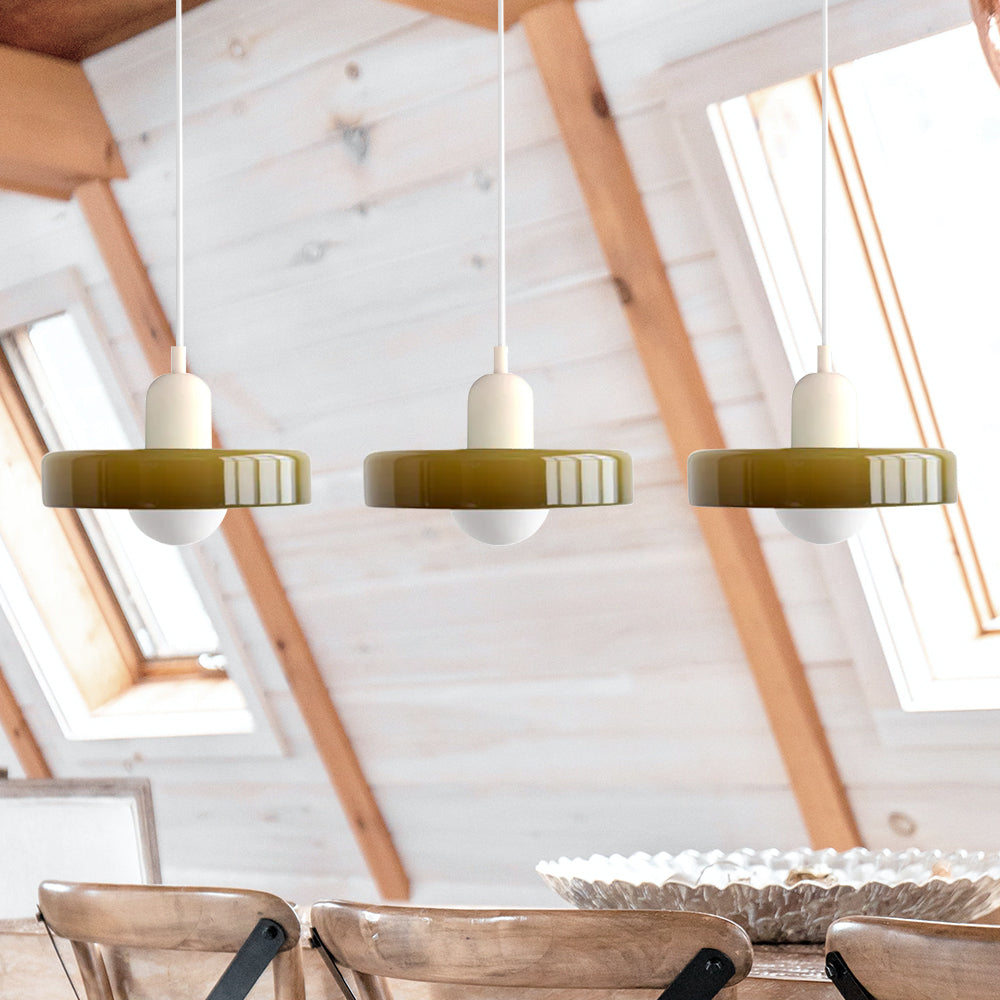 3 Heads Modern Art Decor Glass Pendant Light