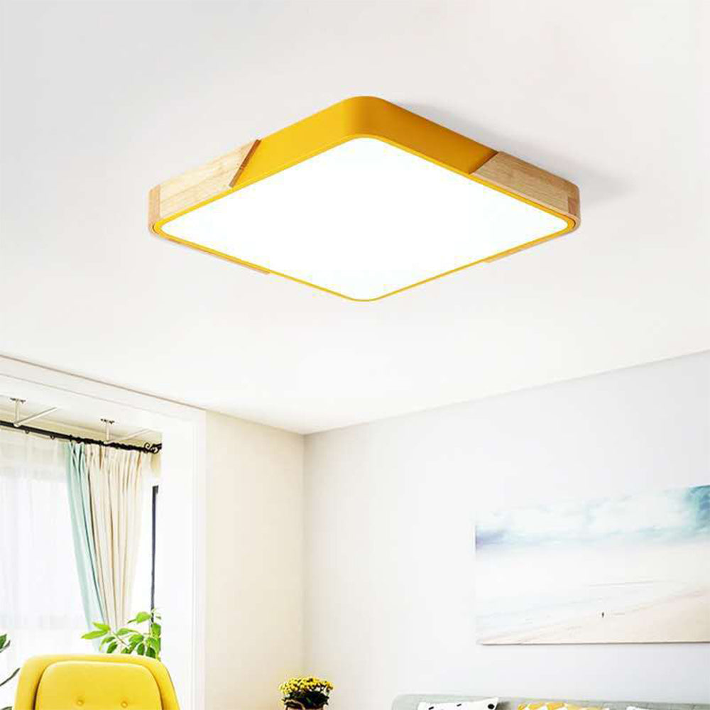 Colorful Square Minimalist Ceiling Light