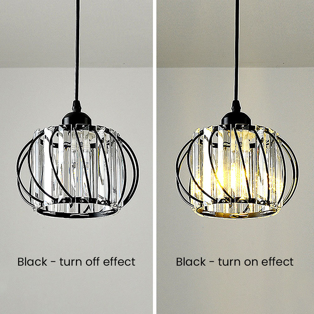 Nordic Simple Globular Glass Hallway Pendant Light