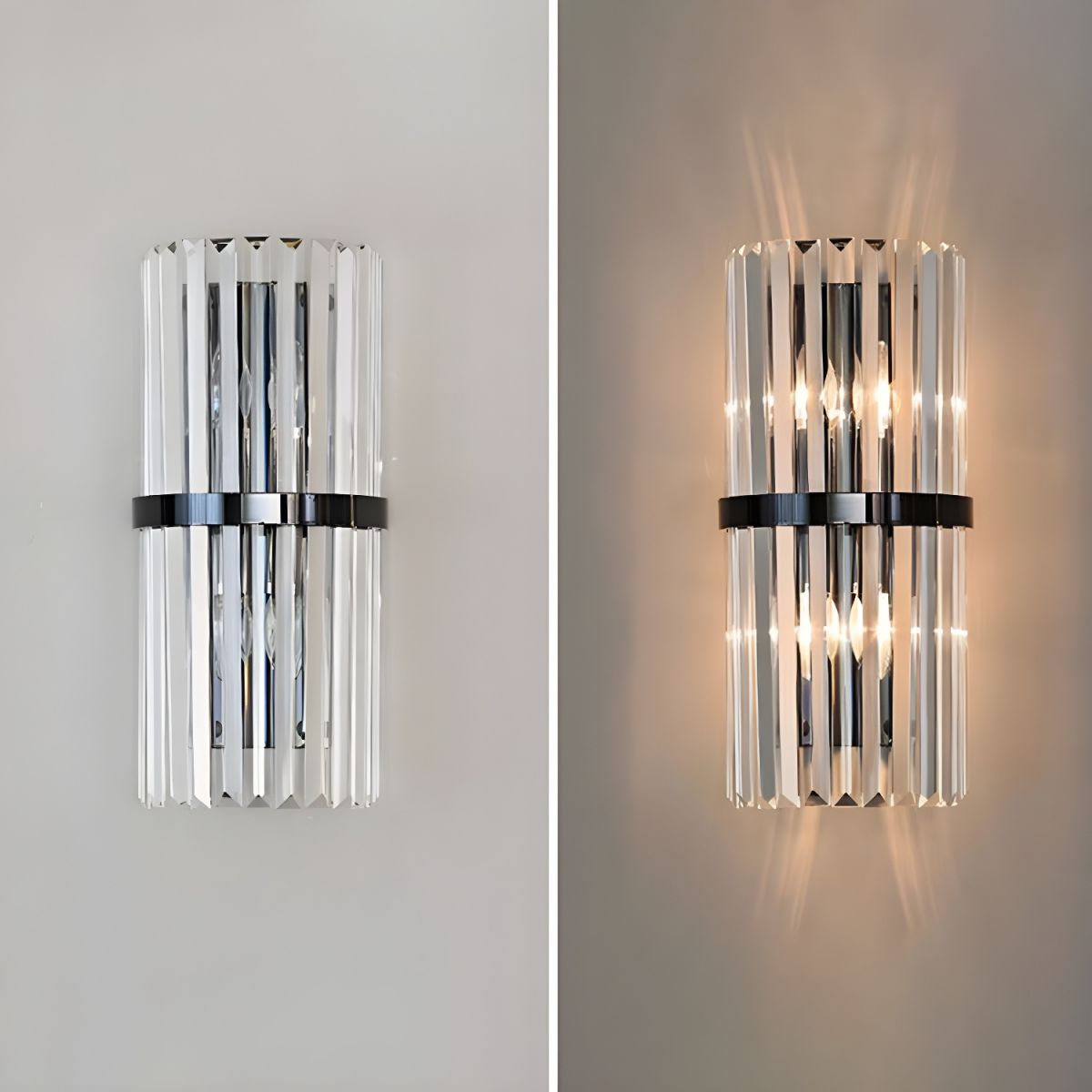 Luxurious Modern Crystal Living Room Wall Light