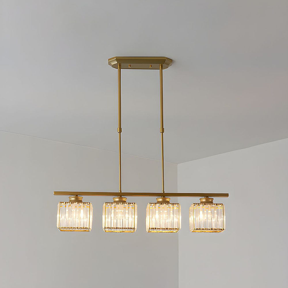 Modern Crystal Glass Kitchen Pendant Lamps