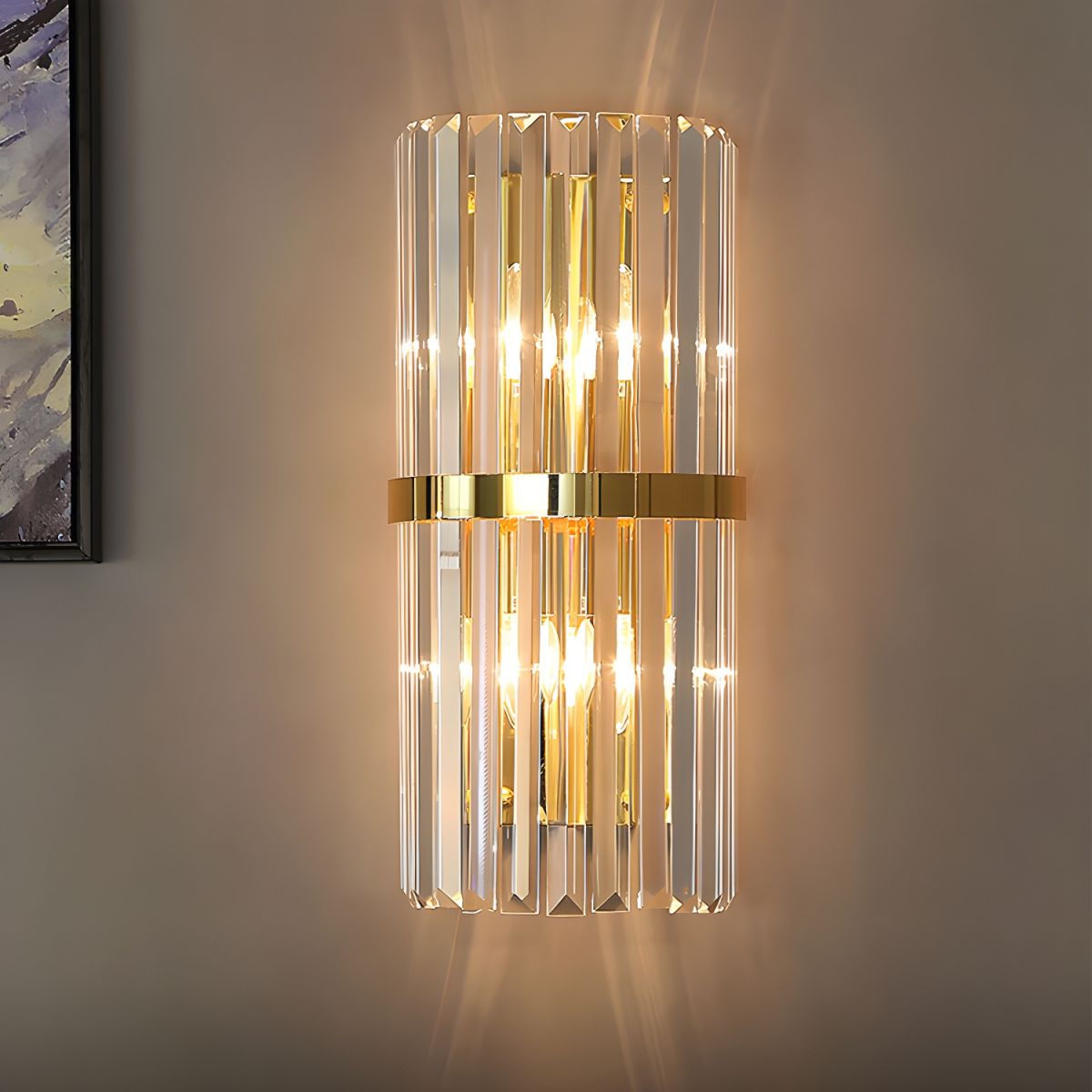 Luxurious Modern Crystal Living Room Wall Light